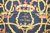 Authentic HERMES Carre 90 Scarf "LE SACRE du PRINTEMPS" Silk Black 3935D