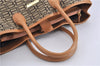 Authentic BALENCIAGA BB Monogram Shoulder Hand Bag Canvas Leather Brown 3935F