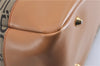 Authentic BALENCIAGA BB Monogram Shoulder Hand Bag Canvas Leather Brown 3935F