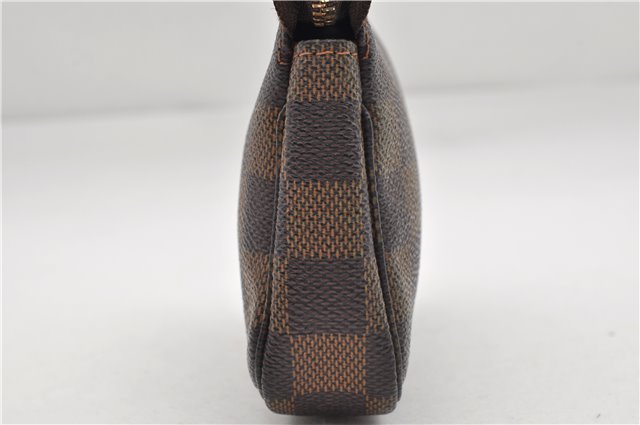 Authentic Louis Vuitton Damier Mini Pochette Accessoires Pouch N58009 LV 3937E