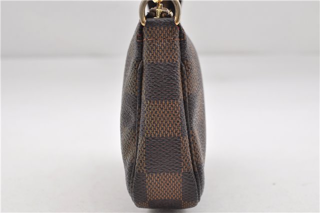 Authentic Louis Vuitton Damier Mini Pochette Accessoires Pouch N58009 LV 3937E