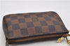 Authentic Louis Vuitton Damier Mini Pochette Accessoires Pouch N58009 LV 3937E