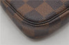 Authentic Louis Vuitton Damier Mini Pochette Accessoires Pouch N58009 LV 3937E