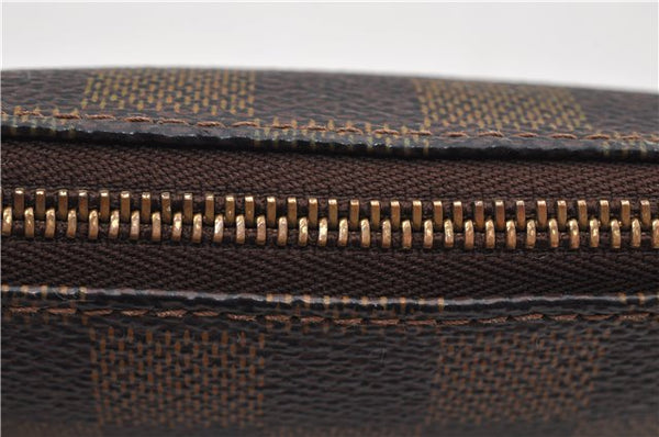 Authentic Louis Vuitton Damier Mini Pochette Accessoires Pouch N58009 LV 3937E