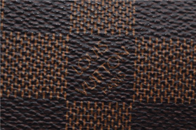 Authentic Louis Vuitton Damier Mini Pochette Accessoires Pouch N58009 LV 3937E