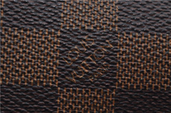 Authentic Louis Vuitton Damier Mini Pochette Accessoires Pouch N58009 LV 3937E