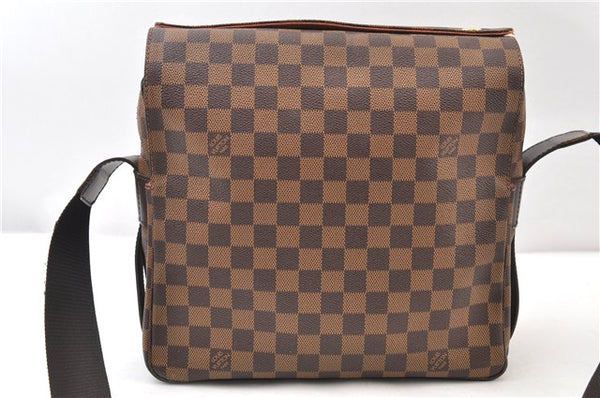 Authentic Louis Vuitton Damier Naviglio Shoulder Cross Body Bag N45255 LV 3937F