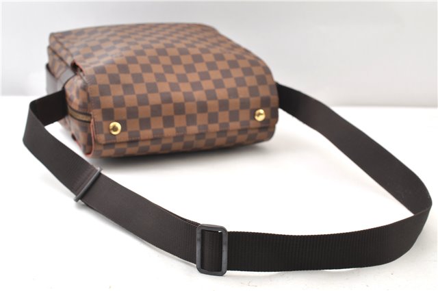 Authentic Louis Vuitton Damier Naviglio Shoulder Cross Body Bag N45255 LV 3937F