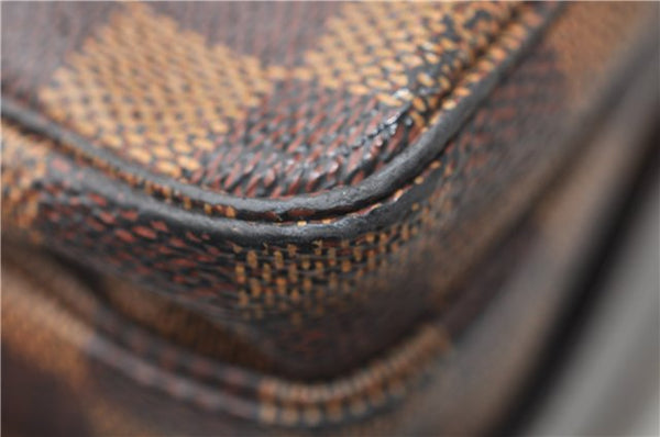 Authentic Louis Vuitton Damier Naviglio Shoulder Cross Body Bag N45255 LV 3937F