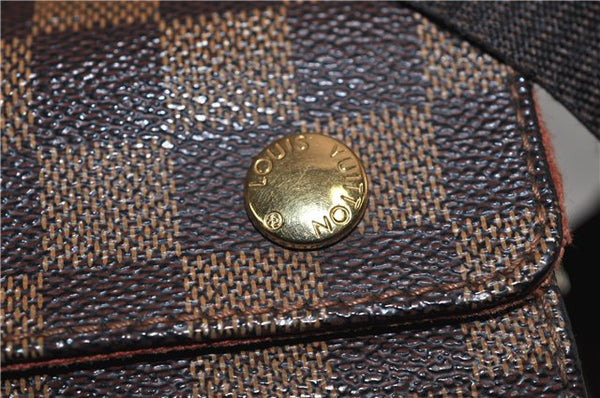 Authentic Louis Vuitton Damier Naviglio Shoulder Cross Body Bag N45255 LV 3937F