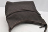 Authentic GUCCI Vintage Shoulder Hand Bag GG Canvas Leather 105649 Brown 3937I