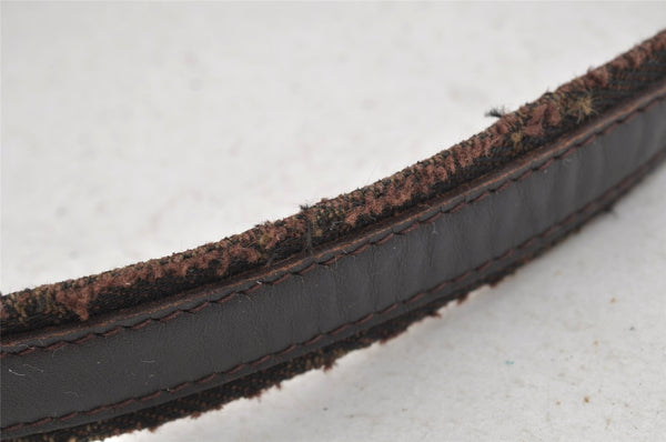 Authentic GUCCI Vintage Shoulder Hand Bag GG Canvas Leather 105649 Brown 3937I