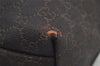 Authentic GUCCI Vintage Shoulder Hand Bag GG Canvas Leather 105649 Brown 3937I