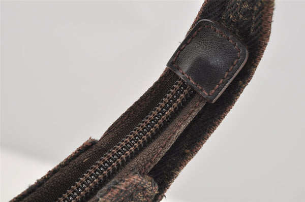 Authentic GUCCI Vintage Shoulder Hand Bag GG Canvas Leather 105649 Brown 3937I