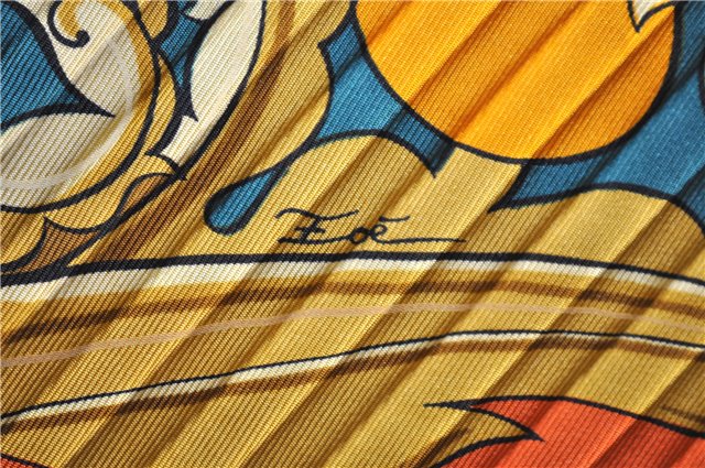 Authentic HERMES Pleats Scarf 