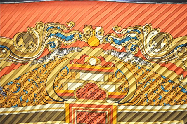 Authentic HERMES Pleats Scarf 