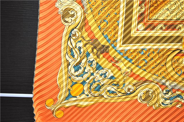 Authentic HERMES Pleats Scarf 