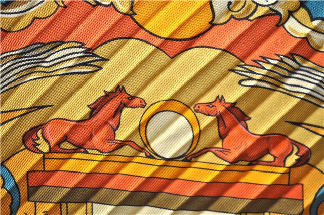 Authentic HERMES Pleats Scarf 