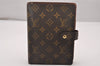 Authentic Louis Vuitton Monogram Agenda MM Notebook Cover R20004 LV 3941I