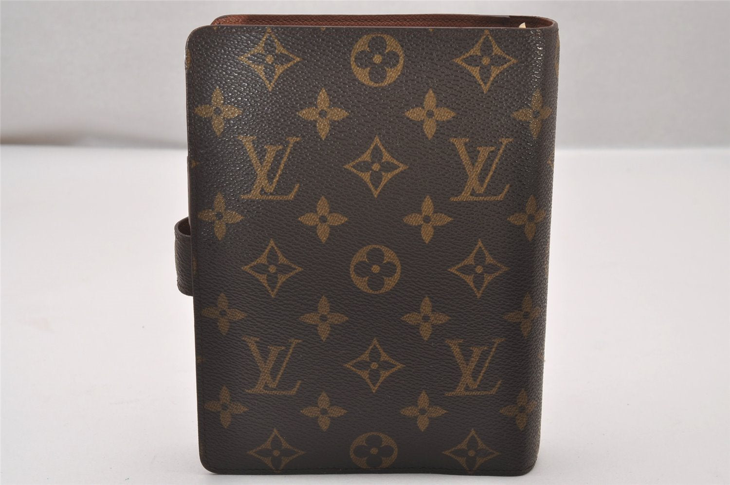 Authentic Louis Vuitton Monogram Agenda MM Notebook Cover R20004 LV 3941I
