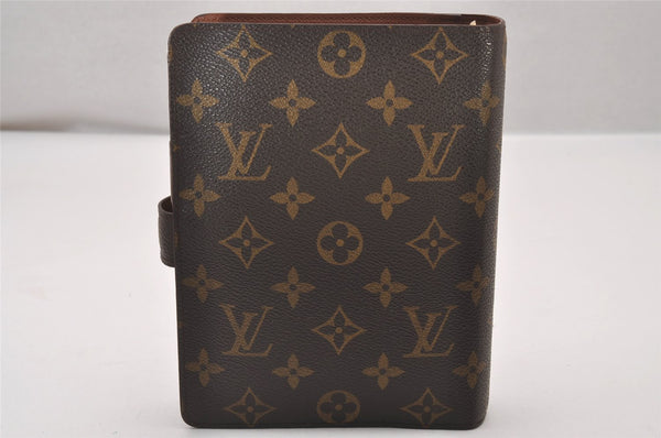 Authentic Louis Vuitton Monogram Agenda MM Notebook Cover R20004 LV 3941I