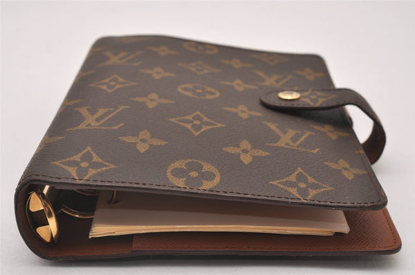 Authentic Louis Vuitton Monogram Agenda MM Notebook Cover R20004 LV 3941I