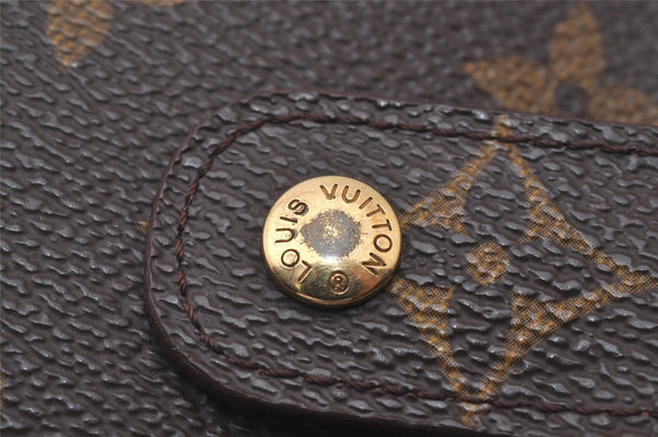 Authentic Louis Vuitton Monogram Agenda MM Notebook Cover R20004 LV 3941I