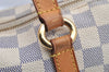 Authentic Louis Vuitton Damier Azur Totally PM Tote Bag White N41280 LV 3944I