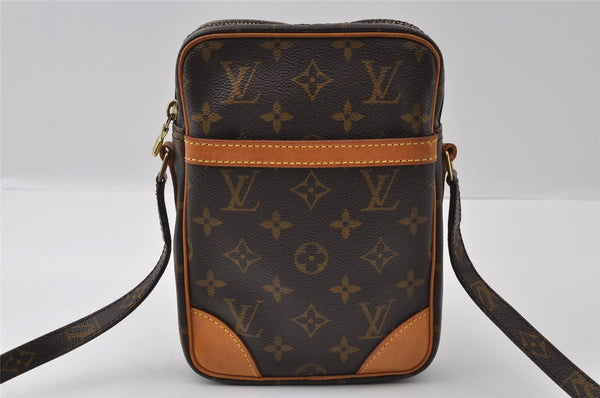 Authentic Louis Vuitton Monogram Danube Shoulder Cross Body Bag M45266 LV 3945I
