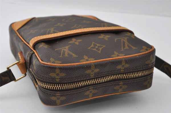 Authentic Louis Vuitton Monogram Danube Shoulder Cross Body Bag M45266 LV 3945I
