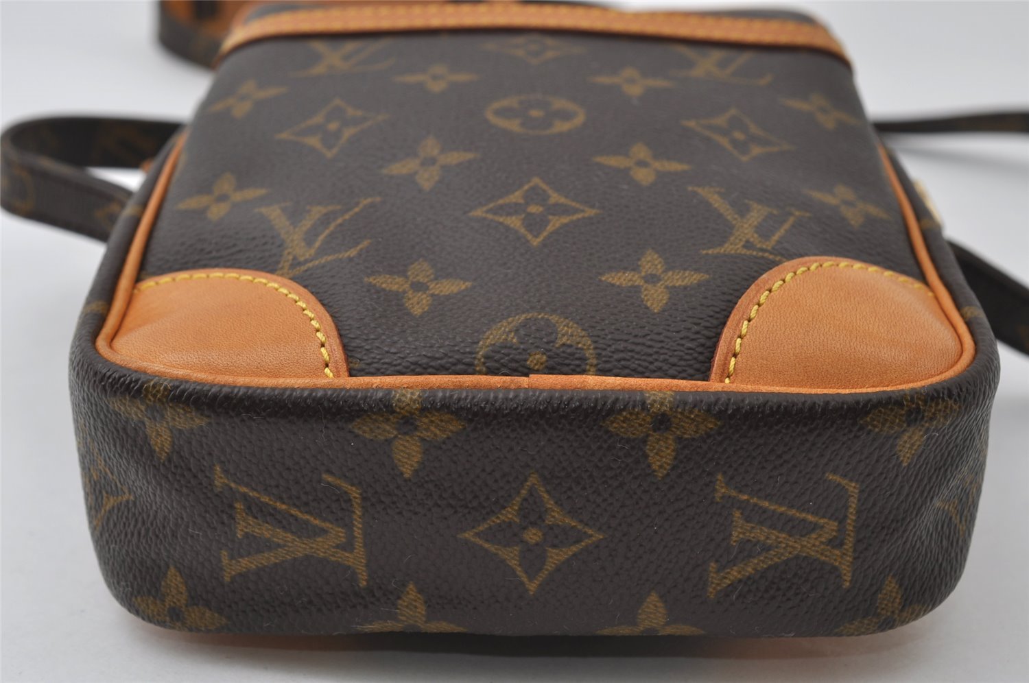 Authentic Louis Vuitton Monogram Danube Shoulder Cross Body Bag M45266 LV 3945I