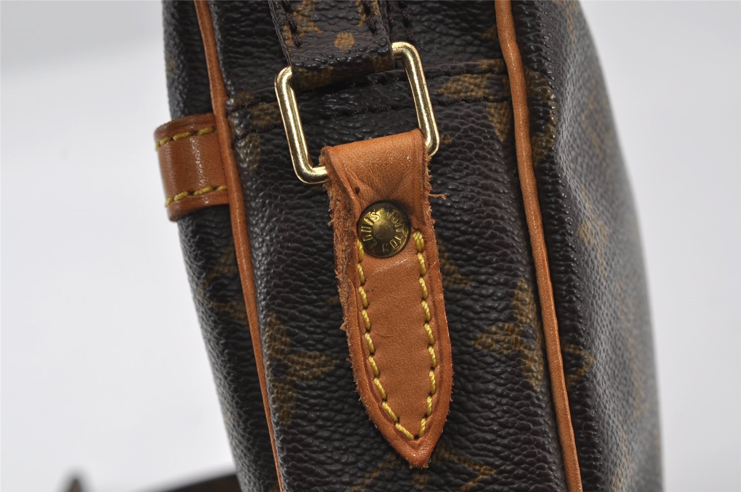 Authentic Louis Vuitton Monogram Danube Shoulder Cross Body Bag M45266 LV 3945I