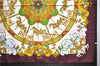 Authentic HERMES Carre 90 Scarf "LUNA PARK" Silk Purple 3946D