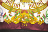 Authentic HERMES Carre 90 Scarf "LUNA PARK" Silk Purple 3946D