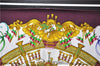Authentic HERMES Carre 90 Scarf "LUNA PARK" Silk Purple 3946D