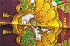 Authentic HERMES Carre 90 Scarf "LUNA PARK" Silk Purple 3946D