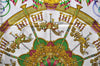 Authentic HERMES Carre 90 Scarf "LUNA PARK" Silk Purple 3946D
