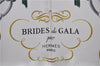 Authentic HERMES Carre 90 Scarf "BRIDES de GALA par" Silk Green Box 3948D