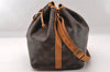 Authentic Louis Vuitton Monogram Petit Noe M42226 Shoulder Drawstring Bag 3950I