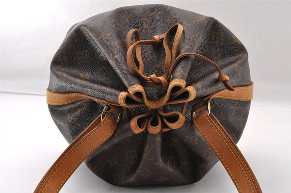 Authentic Louis Vuitton Monogram Petit Noe M42226 Shoulder Drawstring Bag 3950I
