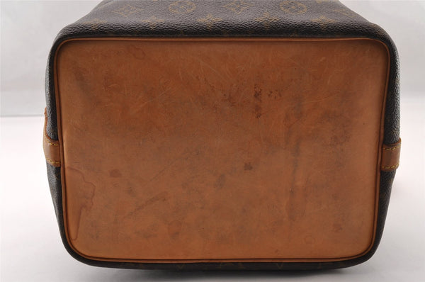 Authentic Louis Vuitton Monogram Petit Noe M42226 Shoulder Drawstring Bag 3950I