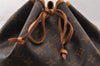 Authentic Louis Vuitton Monogram Petit Noe M42226 Shoulder Drawstring Bag 3950I