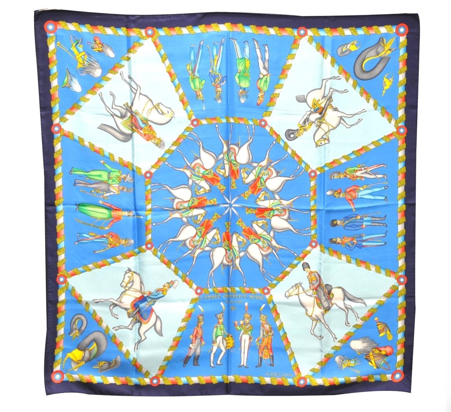 Authentic HERMES Carre 90 Scarf 