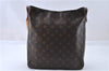 Authentic Louis Vuitton Monogram Looping GM Shoulder Bag M51145 LV 3952F