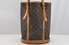 Authentic Louis Vuitton Monogram Bucket GM Shoulder Tote Bag M42236 Junk 3953I