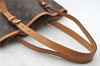 Authentic Louis Vuitton Monogram Bucket GM Shoulder Tote Bag M42236 Junk 3953I