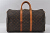 Authentic Louis Vuitton Monogram Keepall 45 Travel Boston Bag M41428 LV 3956I