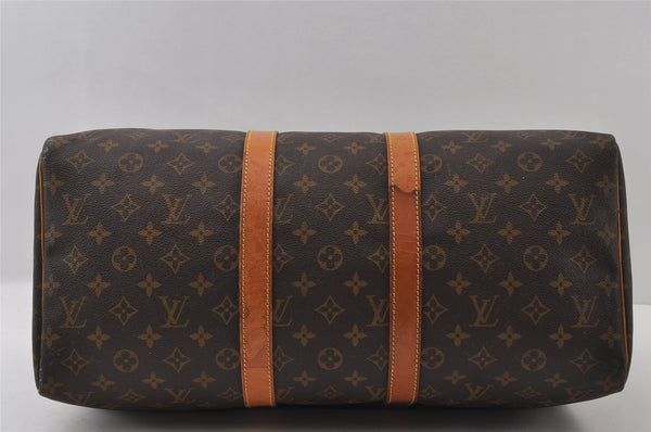 Authentic Louis Vuitton Monogram Keepall 45 Travel Boston Bag M41428 LV 3956I