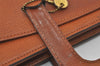 Authentic Burberrys Vintage Leather Briefcase Business Bag Brown 3957I