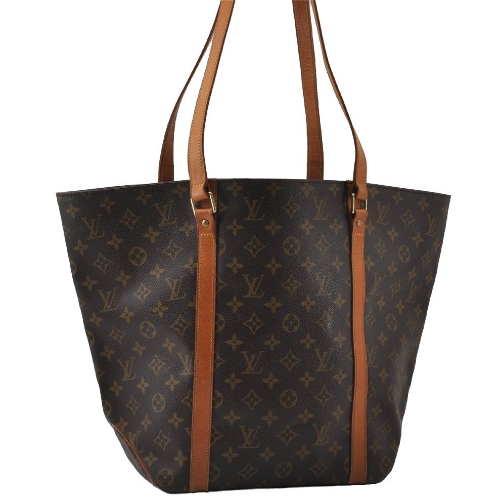 Authentic Louis Vuitton Monogram Sac Shopping PM Tote Bag M51108 LV 3958I